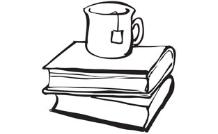 Cup On Stack Of Books Icon